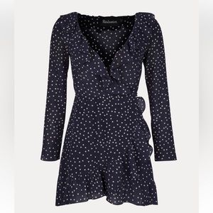 The Alexandra navy and white star dress by Realisation par